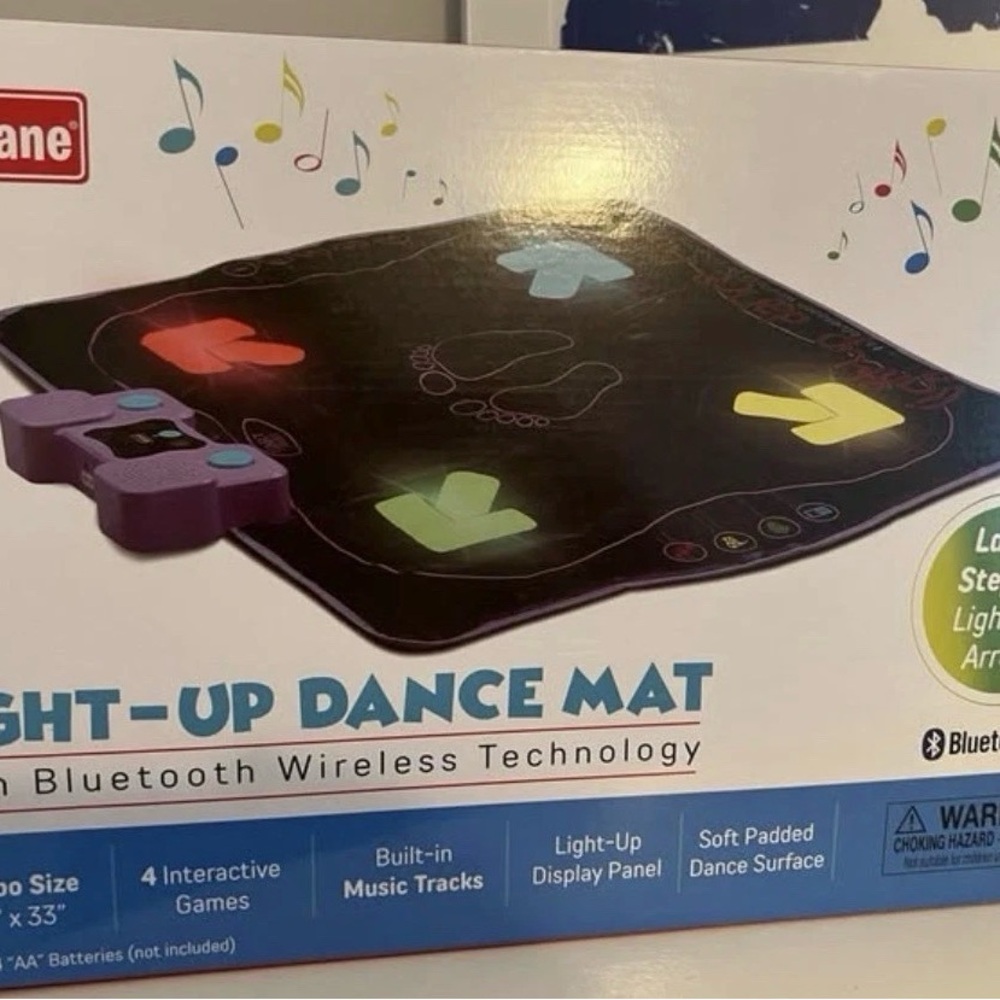 Kidzlane Light Up Dance Mat Games For Kids 5-7, Fun Music And dance toy